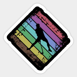 floorball player Sticker